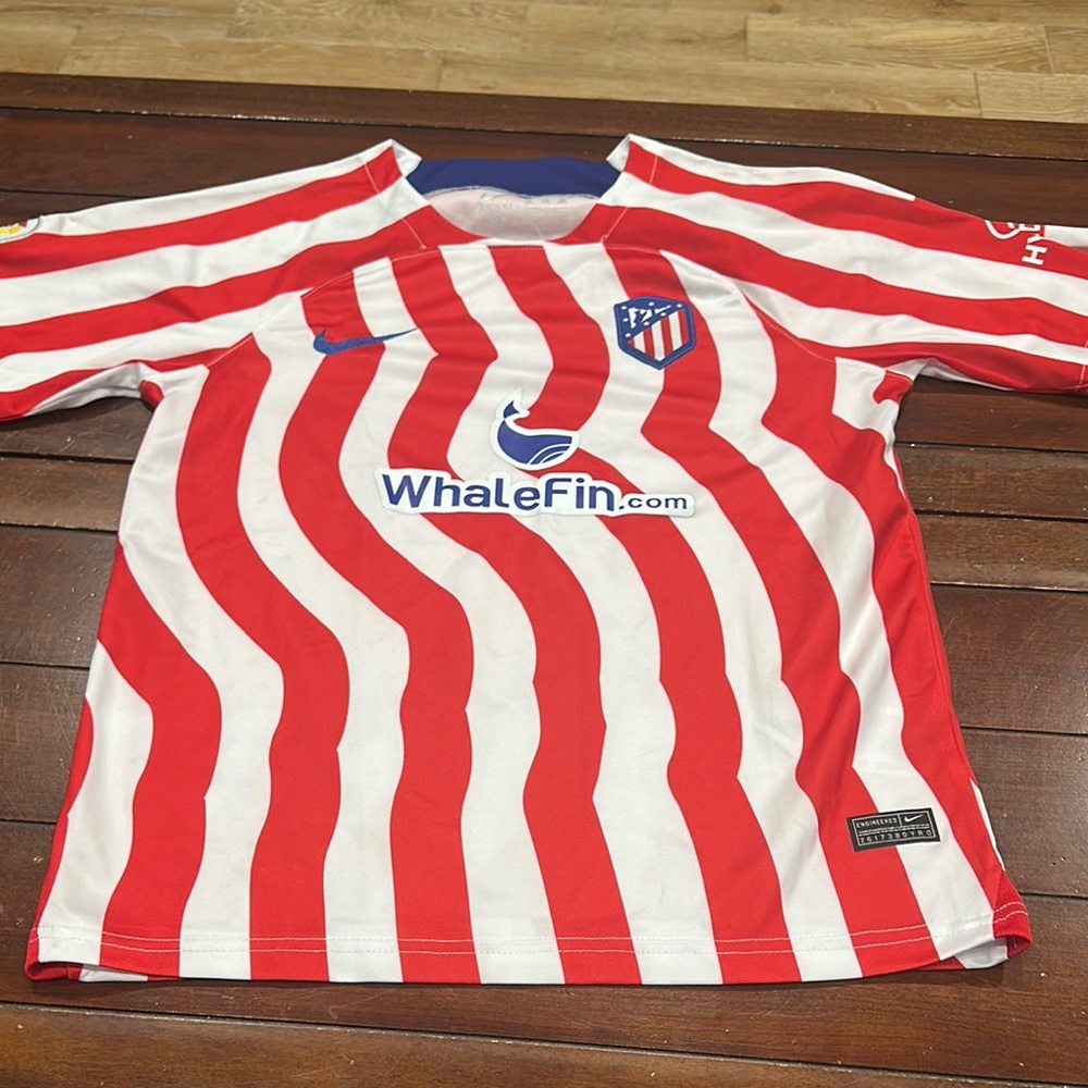Nike Red and White Kids Jersey